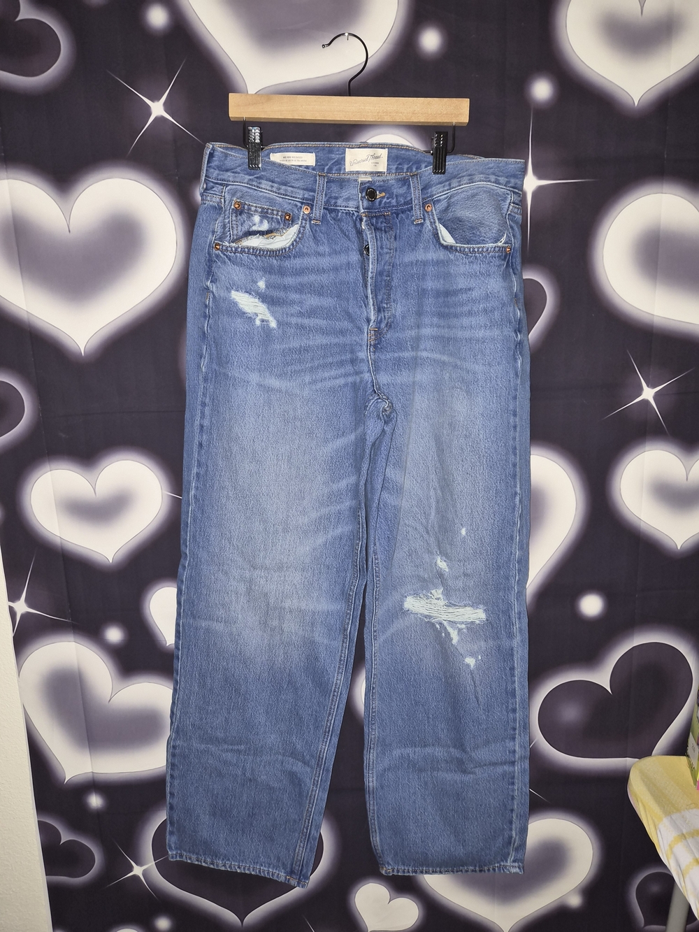 Universal Threads Womens Mid High Rise Baggy Jeans